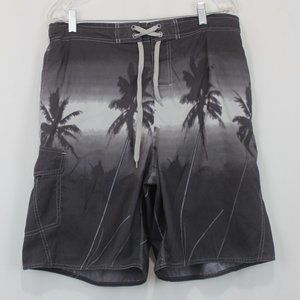 Rio Las Vegas Palm Tree Graphic Swim Shorts Size XL